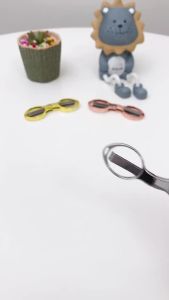 FLYSAND Fishing Line Scissor Portable Folding Safety Scissors Comfortable Zinc Alloy Grip Sharp Stainless Steel Safety Blade