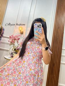 NALLA LONG DRESS / DASTER MOTIF KEKINIAN / DASTER MODEL TERBARU / DASTER CANTIK