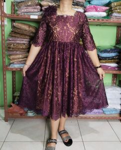 SHOOPY DRES SEMI PRANCIS PREMIUM/BAJU TUNIK SIRKEL LEHER PAYET /DRESS PESTA WANITA SIRKEL LAPIS KATUN VELVET TERBARU