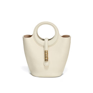 Wet Umbrella Womens Handbag Top Layer Cowhide Bucket Bag Design Sensation Small Audience Crossbody Bag Fashionable Summer