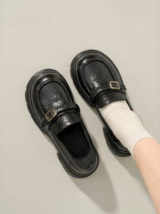 Josiny | Thick Sole English Style Loafer Women