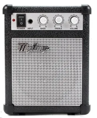 Portable Classic Retro Guitar Amplifier Speaker Adjustable High and Low Tones