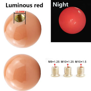 JDM Shift Knob Luminouse Glow In The Dark Shift Knob Adapter 54mm Cool Shift Knob Acrylic Gear Knob Round Car Accesories
