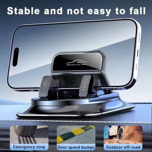 Adhesive Car Phone Holder 360° Rotating Universal Navigation Bracket for Car SUV Truck