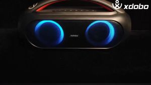 【No mic】XDOBO 80W Vibe Plus Karaoke Speaker Bluetooth Nirkabel Bass Dalam Soul Leader Mode TWS Speaker Tahan Air Portabel