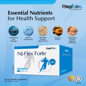 MEGALIVE NJ-Flex Forte (2x20s) | Support Healthy Bone Joint & Muscle