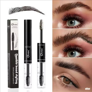 Dorisna น้ำยาย้อมคิ้วครีมทาคิ้วเจลจัดแต่งทรงผมสองด้านกันน้ำคงทนเพิ่มสีอ่อนแต่งหน้า