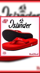Islander Red/Red Mens non-slip rubber soles 100% Authentic and Original color slippers (Makapal)