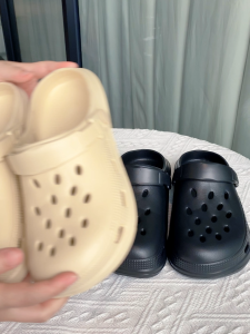 Falimottype)Size 36-45 Womens and Mens Fashion Lightweight Breathable Platform Clogs Slippers Couples EVA 2-Way Beach Sandals Non Slip School Student Shoes