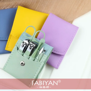 [HOT TREND] Bộ 7 Dụng Cụ Làm Móng Cao Cấp – Thép Không Gỉ + Túi Da PU | Đẹp Tinh Tế – Dùng Là Mê 💅✨KHO-7.3