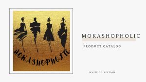 White Series Premium Blouse Moka Shopholic