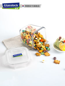 Heat Resistant Tempered Glass Microwave Safe Storage Container Freshness Preservation Box round Shape Bento Box Dessert Holder