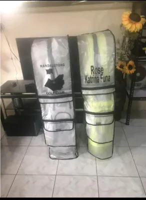 Golf bag rain cover premium clear