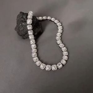 Dây chuyền Lắc tay Cuban đính đá thời trang. Vòng cổ Vòng tay Cuban đính đá sang trọng phong cách hiphop cá tính