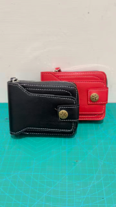 Bvais L005 Dompet Uang Lipat Resleting Banyak Tempat Kartu Bahan Kuilt PU / Sintetis Lembut