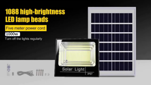 【BUY1 TAKE1】 1000W solar flood light outdoor IP67 waterproof LED original lamp promo street light for courtyard automatic with remote control