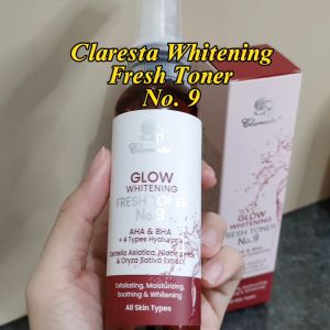 Claresta Glow Fresh Toner No. 9 Brightening Toner Perawatan Glowing