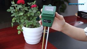 เครื่องทดสอบค่า pH ในแสงแดดแบบ3 in 1เครื่องตรวจจับความชื้นในดินดอกไม้ในสวน Alat pengukur PH Tanah เครื่องวัดความเป็นกรดของพืชและความชื้น