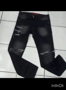 CELANA JEANS PANJANG // CELANA DISTRO MODEL SOBEK SOBEK TERBARU CELANA JEANS PANJANG PRIA