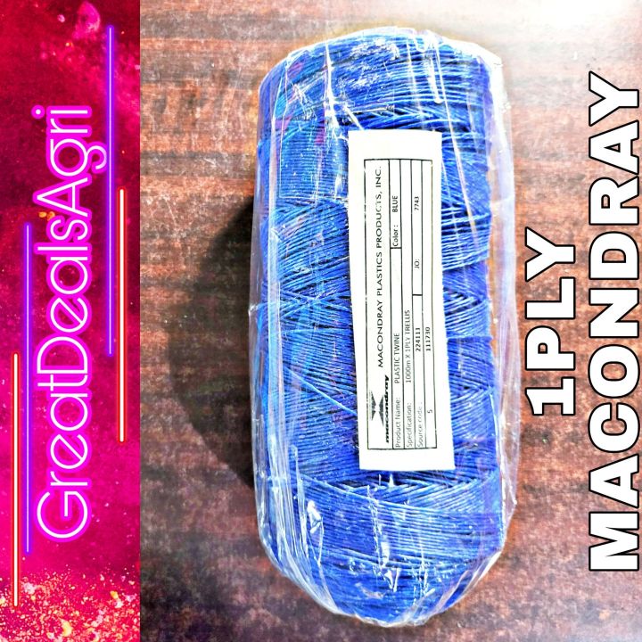 1PLY BLUE MACONDRAY BANANA TWINE FOR TRELLISES AND HOLDINGS (1 ROLL