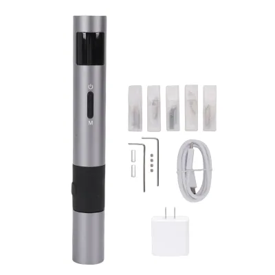 Máy Cắt Siêu Âm Cầm Tay 40KHz Có Đèn LED 50 Lưỡi Dao Dùng Cho In 3D Nhựa Gỗ Nhựa - Dụng Cụ Cắt Điện