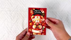 50 Christmas Holiday Theme Card Set DIY Decoration Background Card Gift Greeting Card Postcard Message Card Party Party Supplies