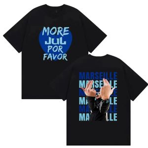 Sanrio | Vintage High Quality Cotton T-shirt Rapper JUL Marseille Album 2026 Graphic T Shirt Men Women Fashion Short Sleeve T-shirts Y2K
