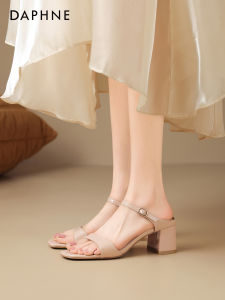 Daphne | Comfortable Heel Sandals Coarse Heel