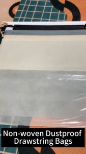 Dust Bags for Handbags Non-woven Dust Cover Bag Cloth Storage Pouch String Dustproof Drawstring Bags for Purse Handbags Packing Shoe Pouch Drawstring  Bag