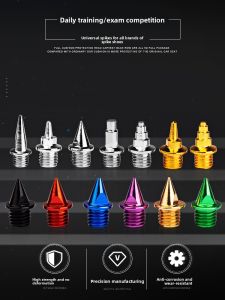 Boxed 18pcs Carbon Nail Running Shoes Spike Shoe Nail Short Sharp Nail Steel Tower Nail Athletics Track And Field Sports Shoes