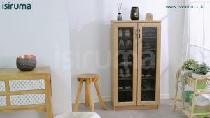 Lemari Sepatu 2 Pintu Serbaguna HIDA SHOE - Isiruma