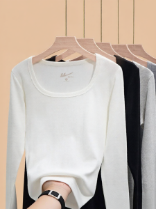 Warrior | Cotton U-neck Long Sleeve T-Shirt Fitted Base Layer
