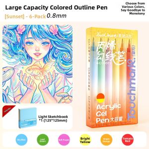 Touch mark | Non-fading Colored Acrylic Liner Pen Set
