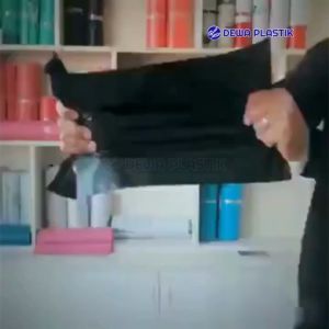 Polymailer Hitam Glossy 17x30 Kantong Plastik Packaging