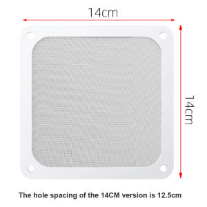 8-14cm Chassis Dustproof Filter Magnetic Frame Dustproof Mesh Cover Net Guard With Hole For PC Computer Cooling Fan Power Supply