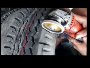 10 mm mata gerinda kerok samping ban truk vulkanisir jadi ban original