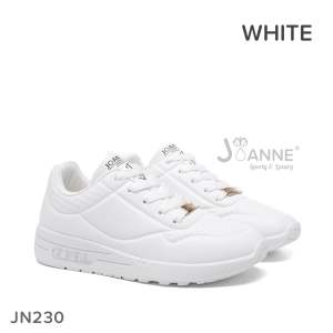 JOANNE Casual Leather Sport Sneakers Shoes Sepatu Wanita #JN230
