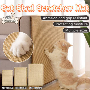 Sisal Cat Scratch Pad Kitten Scratching Mat Anti-Cat Scratch Protect Sofa