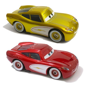 Takara Tomy | Cars 2 Cars 3 Lightning McQueen Love McQueen Disney Pixar Model Car 1:55 Metal Die Casting Racing Car Toys Kids Birthday Gifts