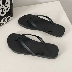 Womens Summer Fashionable Flat Bottom Sandals Indoor Outdoor Beach Casual Slip-On Anti-Slip Home Slippers PVC Hollow out