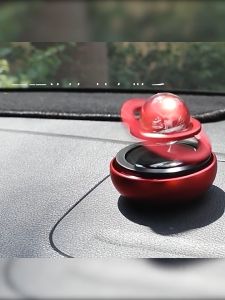 Pajangan Parfum Mobil Dashboard Mobil Planet Tenaga Surya Berputar Otomatis