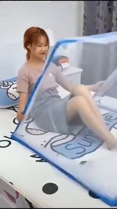 KSL Foldable Mosquito Net 0.9m/1.5m/1.8m Bed Size Mosquito Nets Decor Home Living Mosquito Net Student Dormitory Folding Mosquito Net