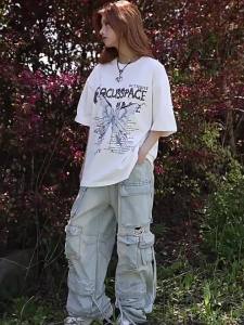 SUSHOUWANGE | Causal Loose Butterfly Design T-Shirt