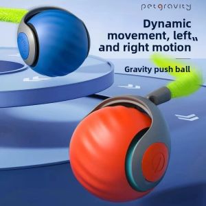 Smart Pet Toy Cat Teaser Stick Automatic Interactive Ball for Cats Wear Resistant Bouncing Ball Keep Cats Entertained And Active