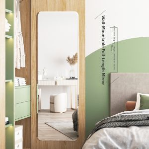 Full-body Dressing Mirror Self-adhesive For Home Or Dorm Use
