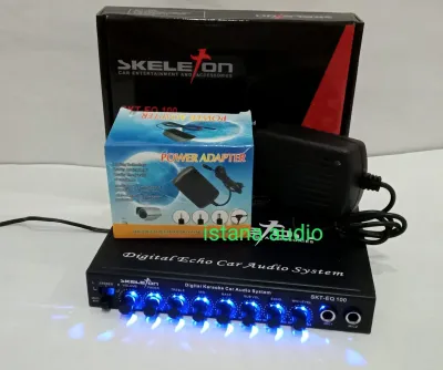Parametrik Pre Amp Skeleton SKT-EQ 100 + dapat adaptor 12v 2A