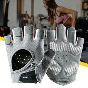 Mens and Womens Cycling Anti Slip Gloves Breathable and Wear-resistant Outdoor Sports Gloves Gym Exercise Wristband Covers