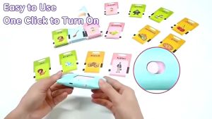 Dream Toy Montessori Preschool Educational Learning Machine Portable Pronunciation Oral learning Card Machine 255PCS