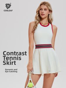 COSLEAF | Summer Breathable A-Line Skirt Tennis Sport Dress