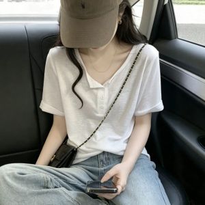 V.C.I | Laid-back Style Loose Fit T-Shirt Short Sleeve